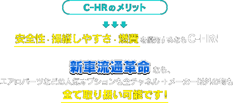 Ｃ-ＨＲのメリット